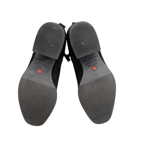 Blondo Shoes Womens 6 Bootie Block Heel Classic Leather Fashion Waterproof Black - Picture 12 of 16